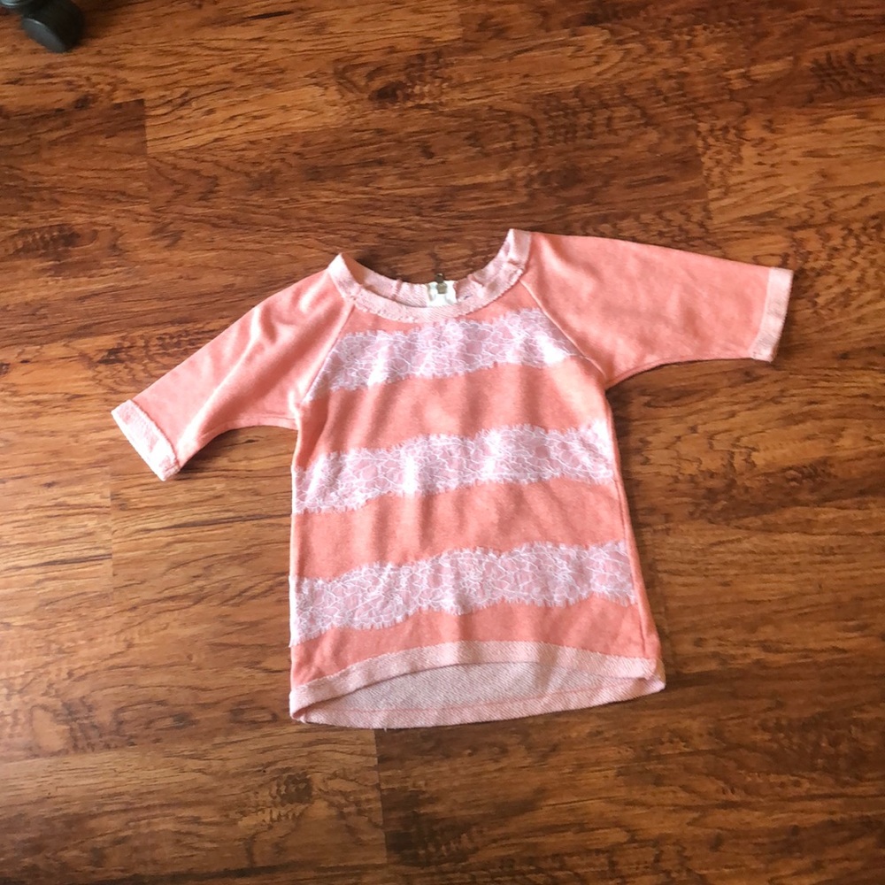 Pink 3/4 sleeve